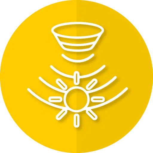 Ultrasonic level gauge icon